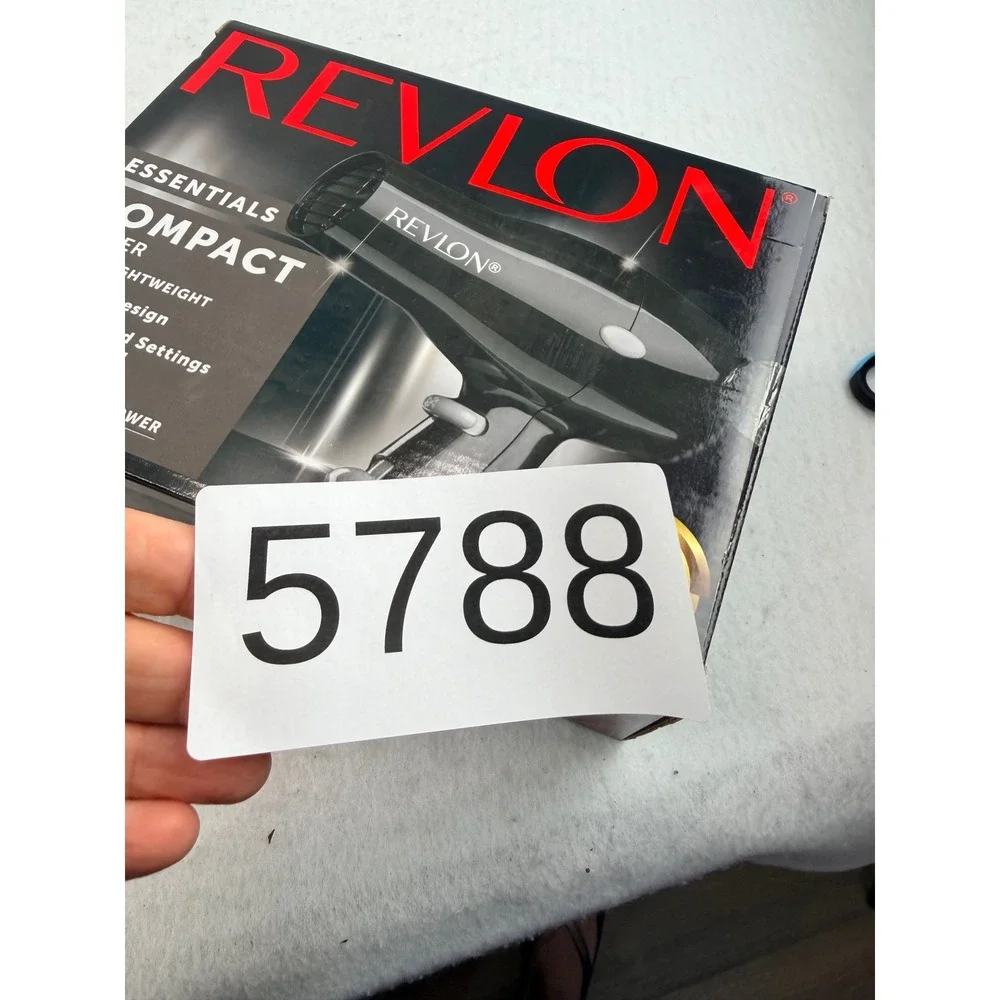 Revlon Essentials Compact Styler Hair Dryer 1875W 2 Speed Settings New Sealed